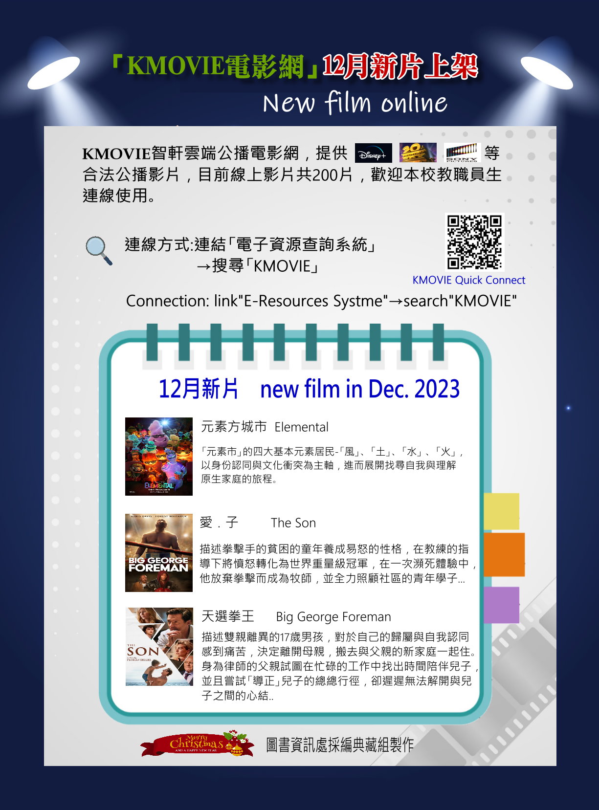 KMOVIE12月新片上架海報
