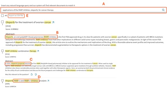 Reaxys AI Search 2